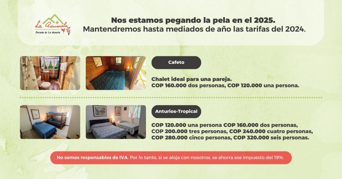 La Acuarela, Posada De La Monita Pereira Exteriér fotografie